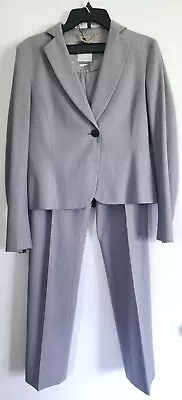 Moschino Suit Jacket Classic Trousers Wool Gray Womens Size 8/10  • $129