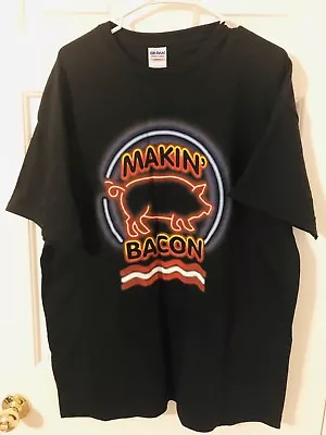 New With Tags Mens Black Makin Bacon  Pj Set Size XL Top And L Boxers • $49.99