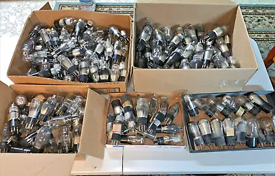 $99 • Buy Monstrous LOT Used Vintage Radio Tubes * Early Types * Untested Ham Estate