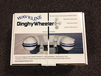 £59.95 • Buy WAVELINE Launching Dolly Wheels Inflatable Boat Dinghy Folding Wheeler Plastic
