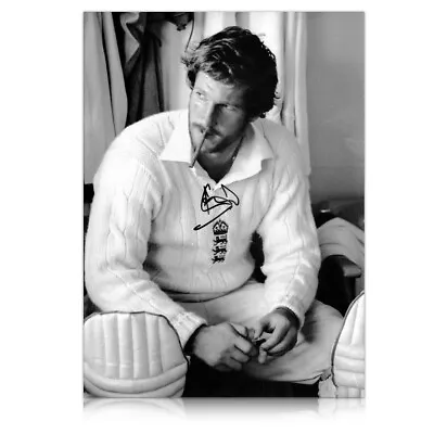 £66.99 • Buy Lord Ian Botham Signed England Cricket Photo: Cigar