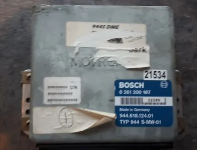 PORSCHE 944 S2 - ENGINE MANAGEMENT ECU 944 618 124 01 Bosch Number 0 261 200 187 • $252.65