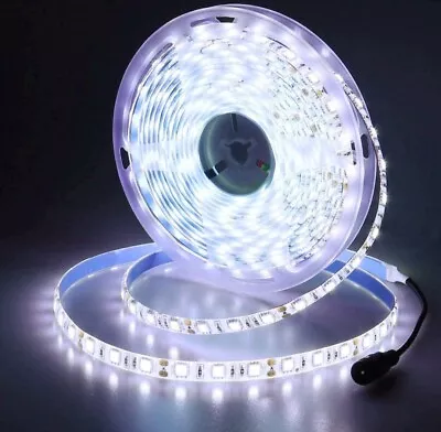 5 JOYLIT 12V LED Strip Lights SMD 5050 Cool White 6000- 6500K Waterproof 5M #15 • $40