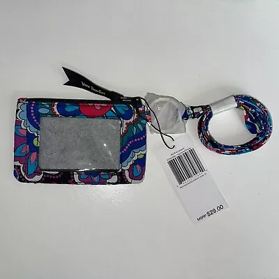 Vera Bradley Zip ID Case And Lanyard Set NWT • $12