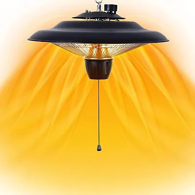 £25.99 • Buy DONYER POWER Electric Heater Hanging Patio Heater 800W/2000W Ceiling Mounted