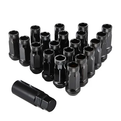 20Pcs Open Ended Steel Wheel Rim Tuner Lug Nuts+Key M12x1.25mm For Toyota Honda • $24.89