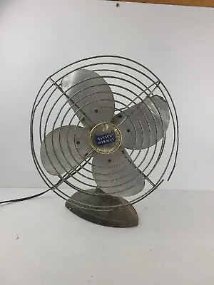 Vintage Manning Bowman Electric Metal Fan Model 52 • $15.99