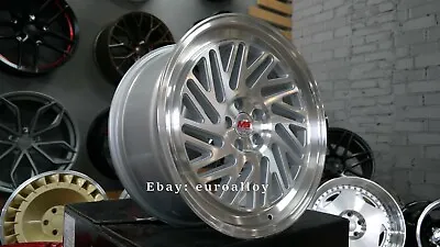 $1028.05 • Buy New 18inch 5x100 8.5J ET38 Rotiform Style Alloy Wheels For SUBARU AUDI VW Rims