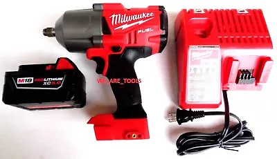 Milwaukee FUEL 2767-20 18V 1/2 Impact Wrench(1) 48-11-1850 Battery Charger M18 • $327.97