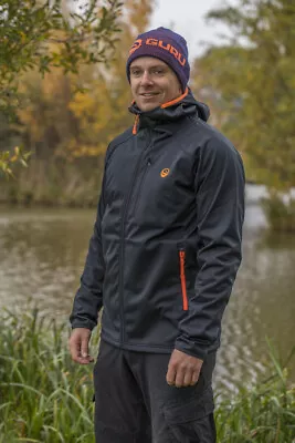 Guru Polar Softshell Jacket *All Sizes* NEW Coarse Fishing Windproof Jacket • £50.99