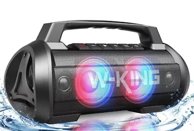 W-KING D10 Bluetooth Speaker 70W Hi-fi Speakers Wireless Bluetooth Camping Party • £84