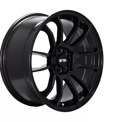 18x9.5 Gloss Black Wheels F1R F107 5x100/5x114.3 38 (Set Of 4) • $960