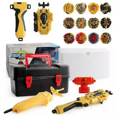 12x Beyblade Burst Set Toys Gift Spinning~With Grip Launcher + Box Case Portable • $40.89