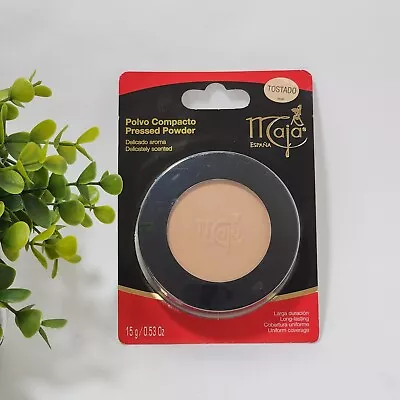 Maja Tostado Pressed Powder With Mirror Polvo Compacto Con Espejo 0.53 Oz • $15.99