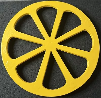 World Market Lemon Slice Round Enameled Raised Trivet - Bright Decor - Fruit • $16.98