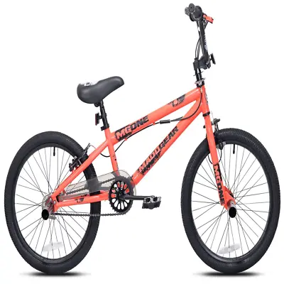 Boys 20 Inch Pro Stunt Bike Freestyle BMX Extreme Action Sport Bicycle Neon Red • $135.12