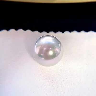 $22 • Buy Charming 8MM NATURAL SOUTH SEA GENUINE WHITE ROUND LOOSE PEARL UNDRILLED 1258AAA