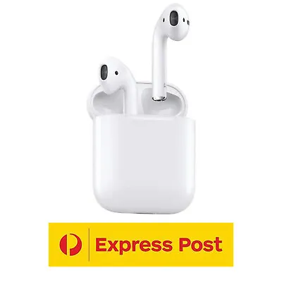 $119.99 • Buy Apple AirPods 2nd Generation Bluetooth Headphones White & Wirless Charge Case