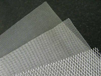Aluminium Modelling Mesh Coarse Medium And Fine Sheet Set Approx. 30cm X 20cm • £1.19