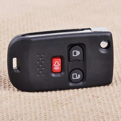 3-Button Flip Remote Key Fob Shell Case Fit For Ford F-150 Escape Mazda B2300 Em • $18.62