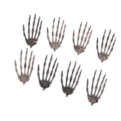 £5.59 • Buy 8Pcs Skeleton Hands Props Halloween Skeleton Hands Halloween Terror Scary Props