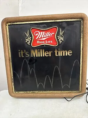 Awesome 1982 Miller High Life Light Up Motion Its Miller Time Sign Bouncing Ball • $175