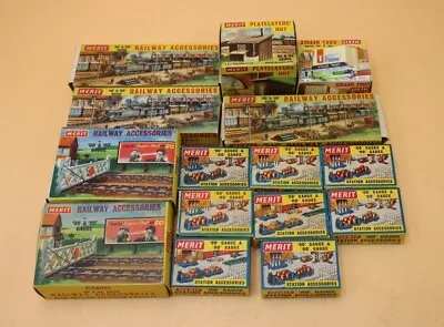 Selection Of Merit Model Railway And Station Accessories - OO / HO Gauge • £6.99