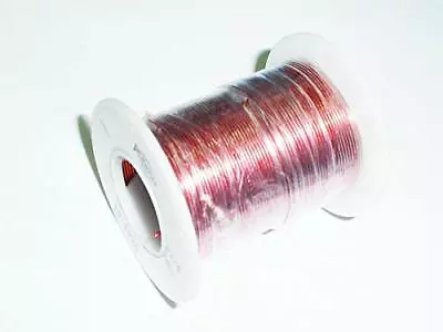 New ENAMEL MAGNET WIRE 30 AWG 30 GA 1/2 LB SPOOL 1640 FT COPPER - 12-1230 • $30.99