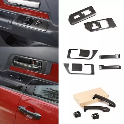 12PCS Carbon Fiber Car Accessories Interior Cover Trim For Toyota FJ Cruiser • $109.99