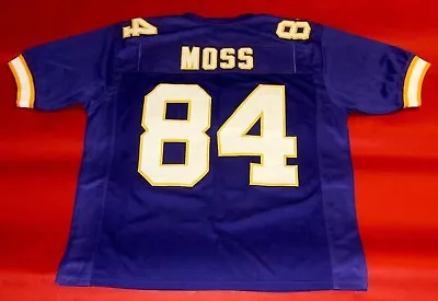 Randy Moss Custom Minnesota Vikings Throwback Jersey Hof 2018 L • $115.44