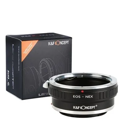 K&F Concept Canon EOS To NEX Lens Mount Adaptor With Tripod Thread KF06.263 • £22.99