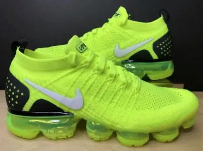 Nike Air VaporMax Flyknit 2  Fluorescent Green  Low-top • $155.95