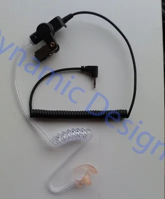 Semi Custom Ear Mold Left 3.5 Mm Pin Listen Receive Only Headset Acoustic Tube • $16.95