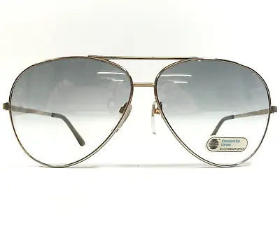 Vintage Serengeti Sunglasses 5092M Simba Species Oversized Silver W Blue Lenses • $169.99