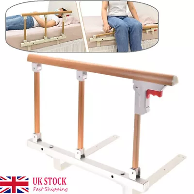 Bed Rail Bed Rail 3 Section Safety Assist Handrail Foldable For Elderly Seniors • £44.39