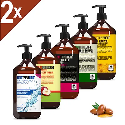 2x Eight Triple Eight 2x1L = 2 Litres Of Shampoo Or Conditioner Or Set • £11.49