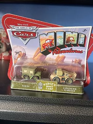 Disney Pixar Cars Mini Adventures SARGE'S Boot Camp Sarge And Lightning.  NEW  • $8.79