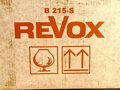 £2950 • Buy ⭐️⭐️⭐️revox B215-s 3 Head Stereo Cassette Tape Deck Multivoltage Model Serviced