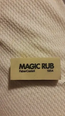 1954 Magic Rub Eraser By Faber Castell • $10.99