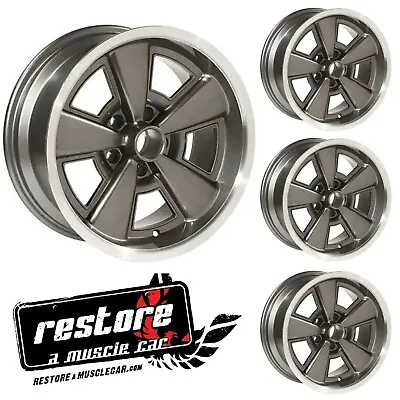 NEW 17x8 Cast 5-Spoke Rally Wheels 70 71 81 Z28 Camaro - Set Of 4 • $995.95