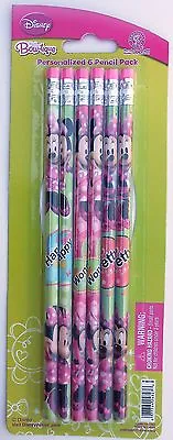 Party Favors DISNEY MINNIE MOUSE Pencils Birthday Loot Bag Filler 6 Pack • $2.95