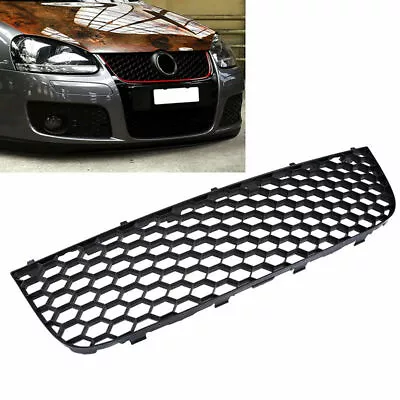 Lower Bumper Center Grille Mesh Cover Fit For VW Jetta GTI Golf 5Bora 2004-2009 • $18.99