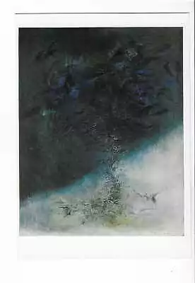 Zao Wou Ki Blue Composition Painter Painting • $2.13