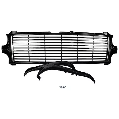 Front Bumper Grille For 1999-2002 Silverado / 00-06 Tahoe Suburban Black • $66.47