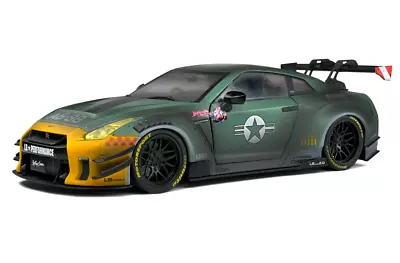 Solido 1/18 Lbwk Nissan Gt-r (r35) Liberty Walk Body Kit 2.0 Army Fighter 2022 • £55.75