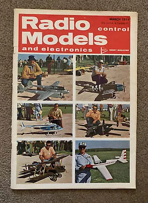 Vintage Magazine Radio Control Models And Electronics Magazine  March 1974 Hobby • £4.50