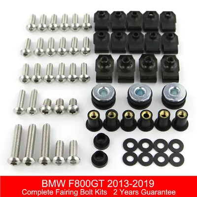 Fit For 2013-2020 BMW F800GT 2018 Complete Fairing Bolts Kit Bodywork Screws • $23.58