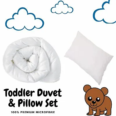 New Modern Baby Cot Bed Quilt Duvet Top Quality Sets Or Separate Or Cot Pillow • £10.99