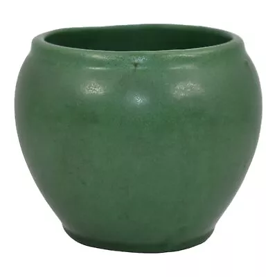Brush McCoy 1920s Matte Green Vintage Art Pottery Ceramic Jardiniere Planter • $166.50