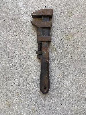 12” Monkey Wrench With Wood Handle By H.D.Smith And Co. • $15